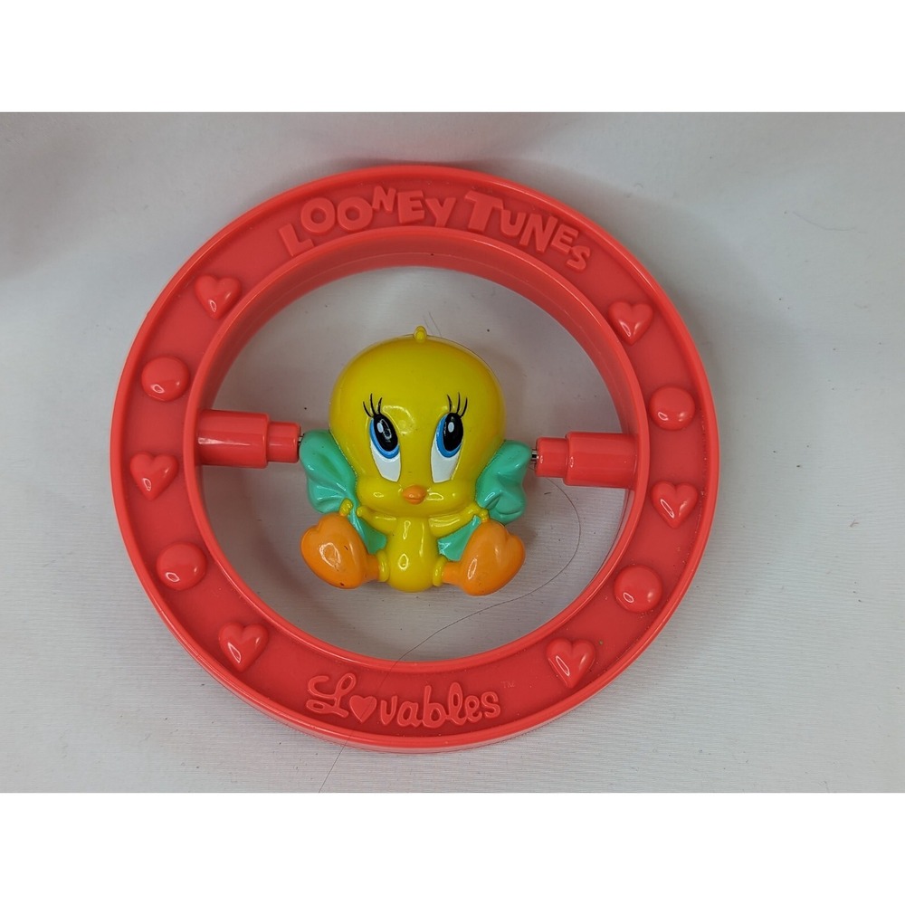 Tyco Looney Tunes‎ Tweety Bird Rattle Toy 4.75 Inch